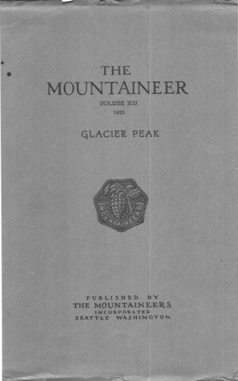 The Mountaineer 1921 cover